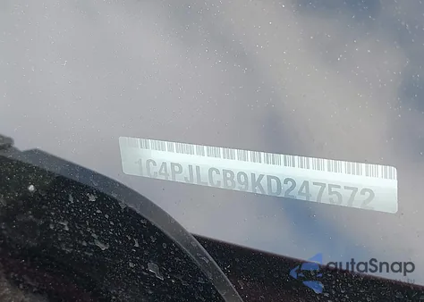 2019 Jeep Cherokee Latitude Fwd из США, поврежденный, VIN 1C4PJLCB9KD247572